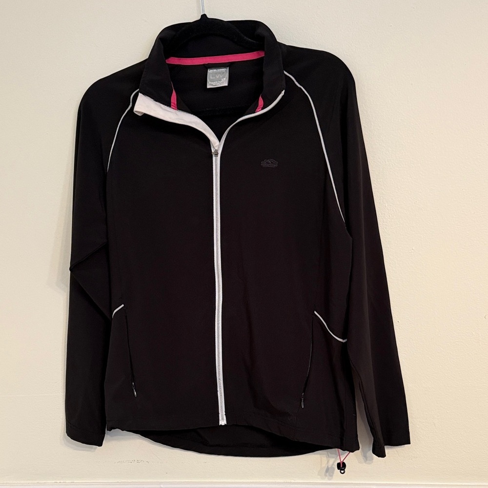 Levelwear Lightweight Workout Black Jacket Gym long sleeves jacket Casual jacket